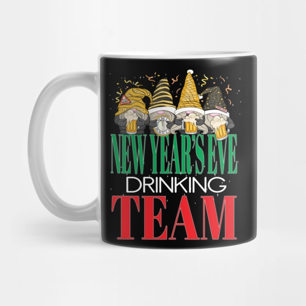 Fun Happy New Year's Eve Drinking Team Gnomes Party NYE Beer by Envision Styles